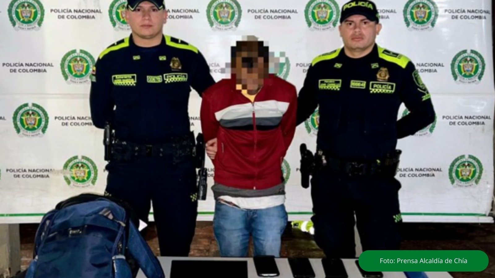 Detenido ladron en chia