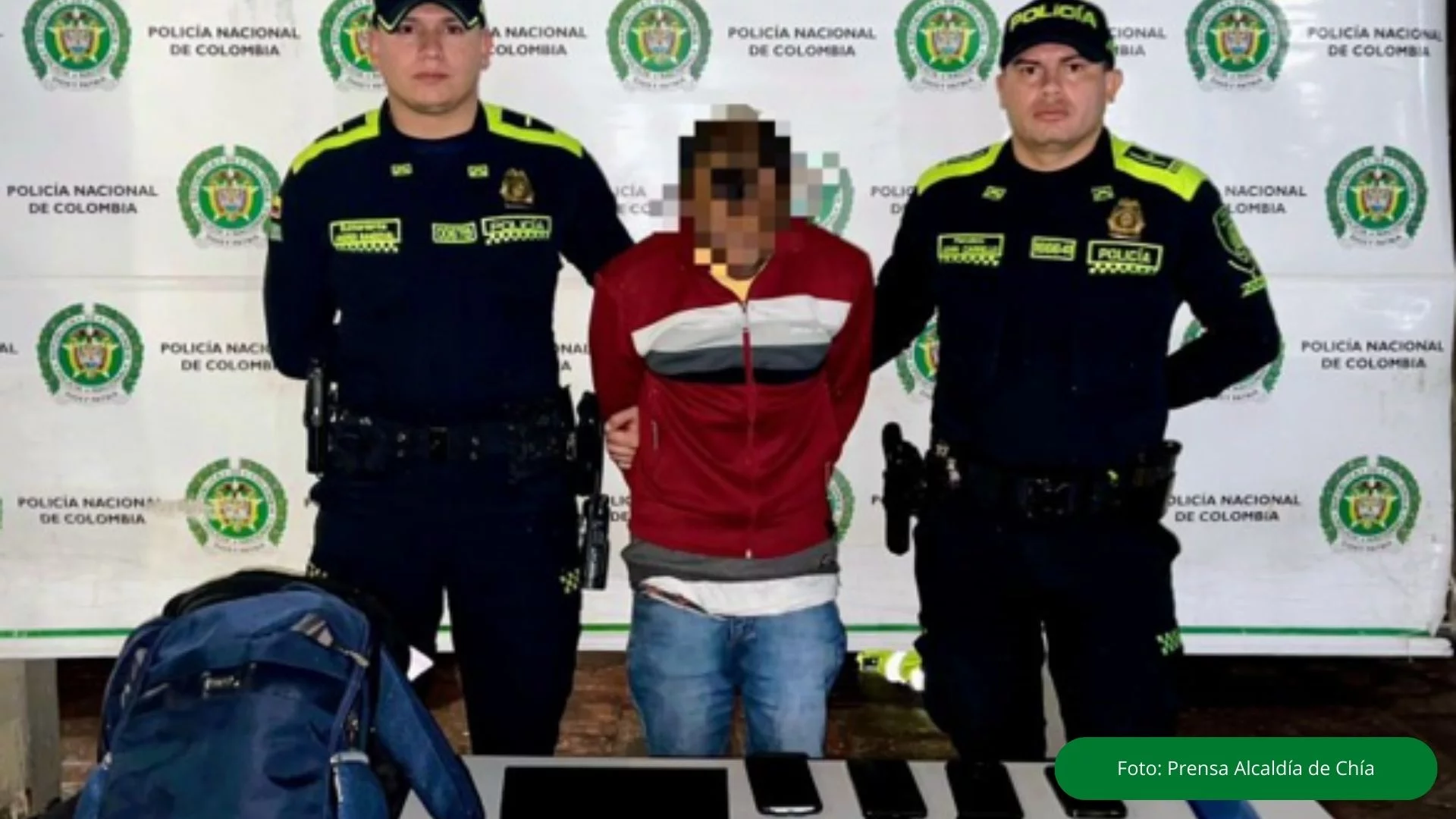 Detenido ladron en chia