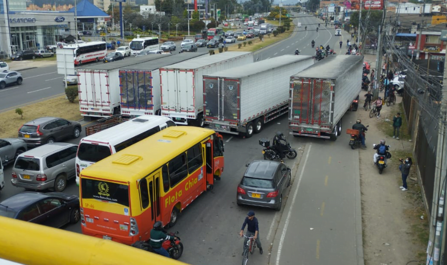 Bloqueos afectan recolección de basura en Chía
