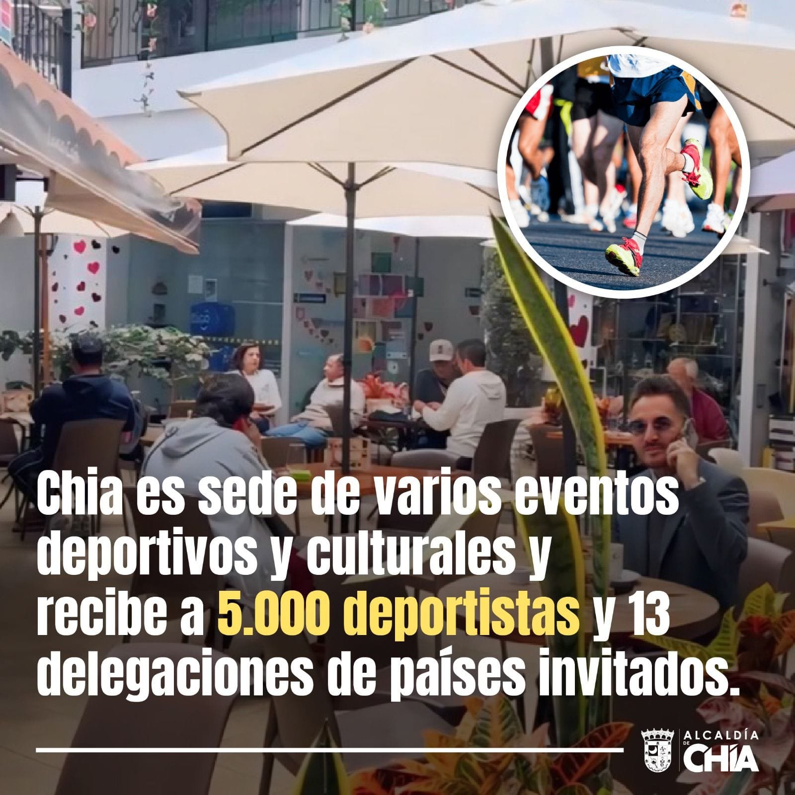 A tope hoteles y comercio en Chía!