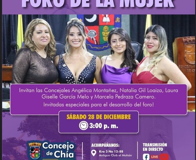 Foro de la mujer en Chía