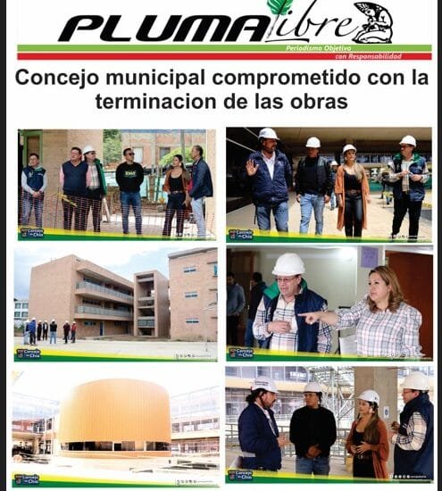 Concejales de Chía visitan obras de todo el municipio