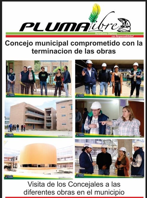 Concejales de Chía visitan obras de todo el municipio